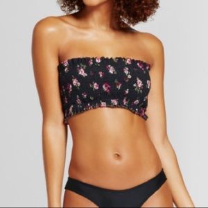 Xhilaration Floral swim top XSmall
